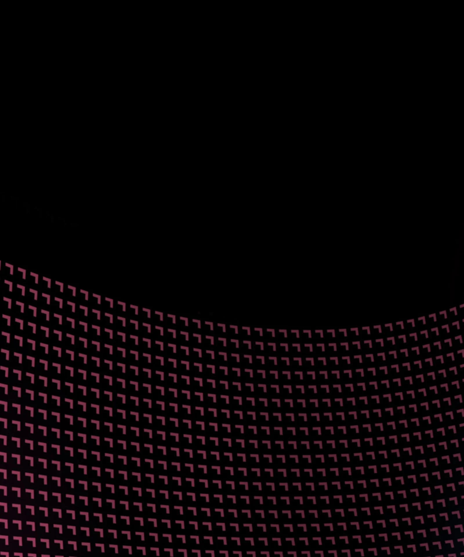 Abstract design featuring a wave of pink data-like patterns on a black background, representing the Lünendonk Gen AI study.