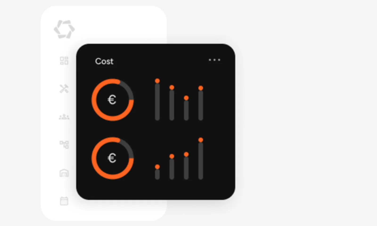 Screenshot of the Cost Administration feature in PPM software, showing budget tracking, cost allocation, and financial reporting tools for effective cost management